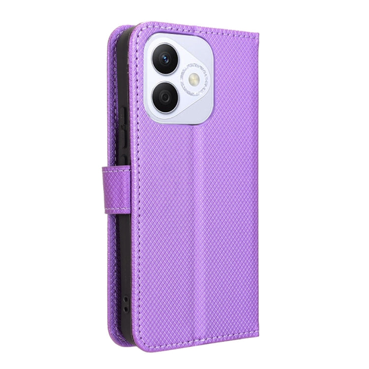 For Honor X60i 5G Diamond Texture Leather Phone Case