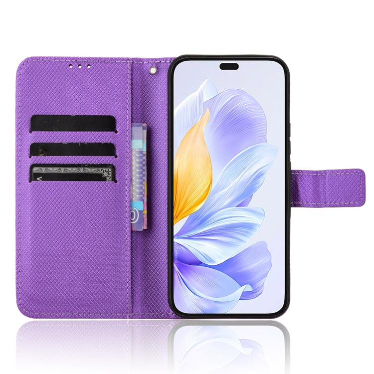 For Honor X60i 5G Diamond Texture Leather Phone Case