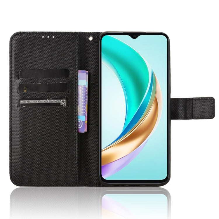 For Honor X6b 4G Diamond Texture Leather Phone Case