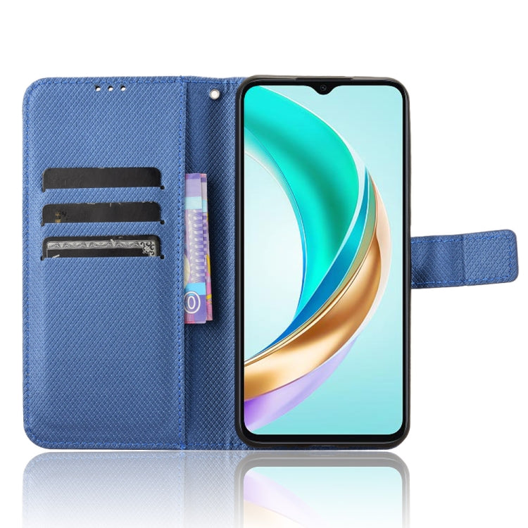 For Honor X6b 4G Diamond Texture Leather Phone Case