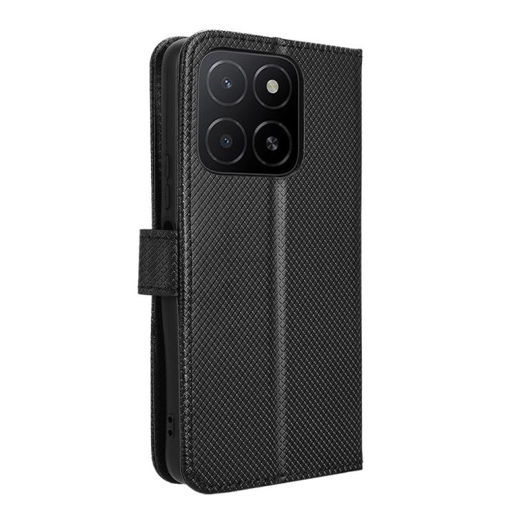 For Honor X5b 4G Diamond Texture Leather Phone Case