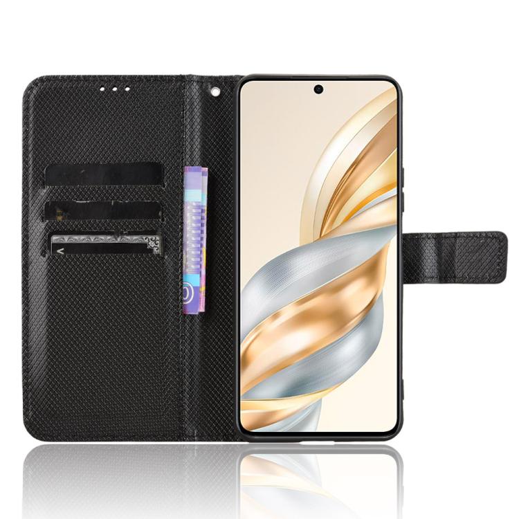 For Honor X60 5G / X9C Smart Diamond Texture Leather Phone Case