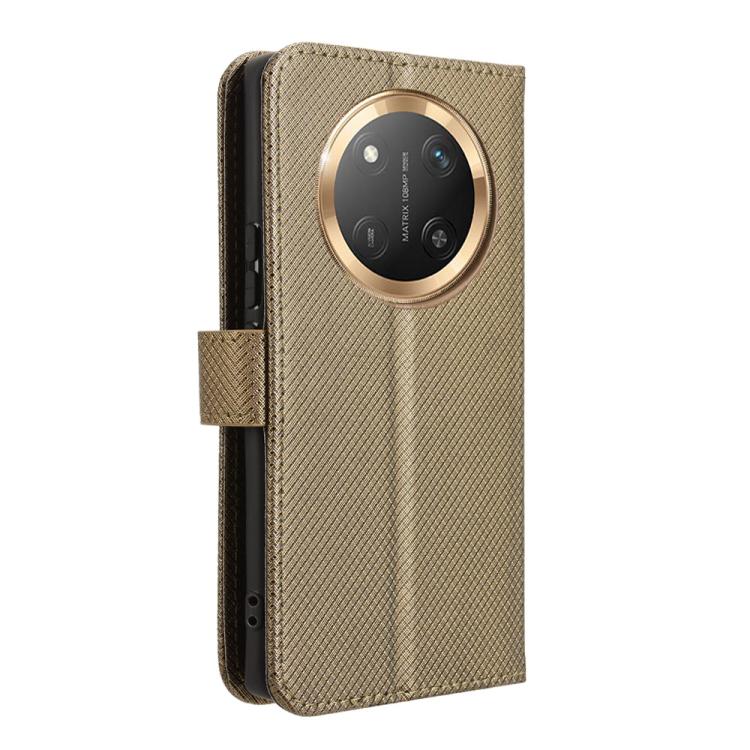 For Honor X60 Pro 5G / X9C 5G Diamond Texture Leather Phone Case