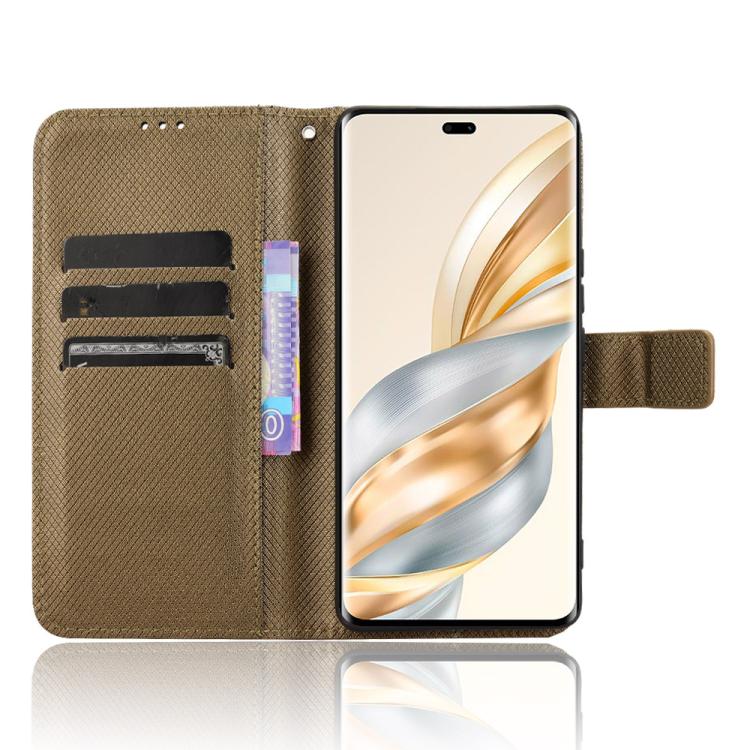 For Honor X60 Pro 5G / X9C 5G Diamond Texture Leather Phone Case