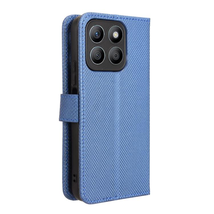 For Honor X8c 4G Diamond Texture Leather Phone Case
