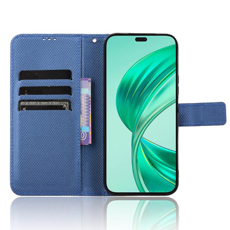 For Honor X8c 4G Diamond Texture Leather Phone Case