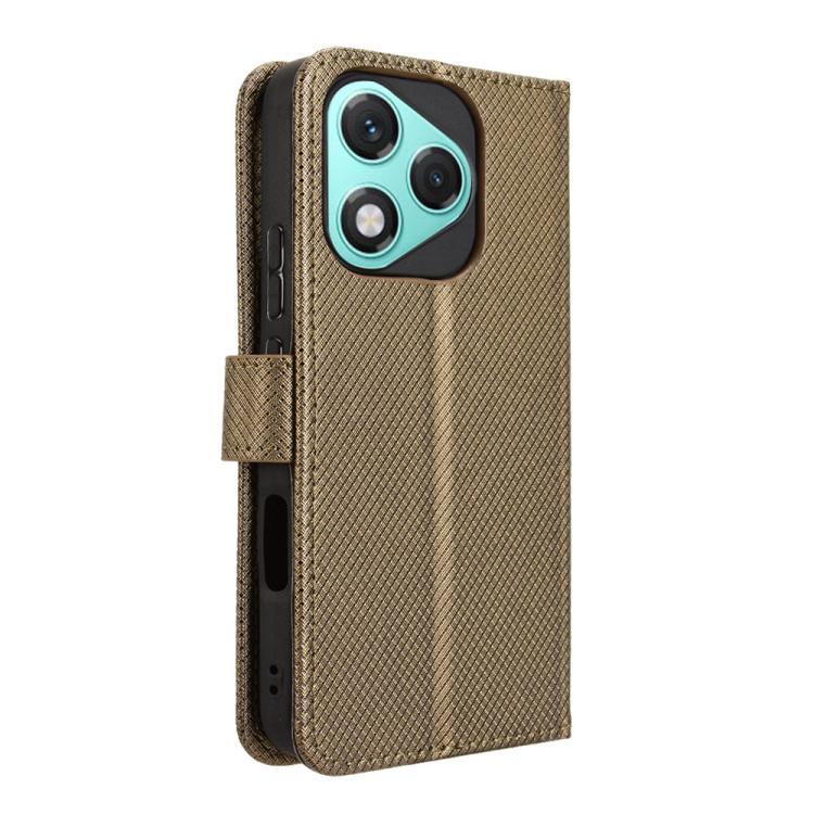 For Honor 400 Lite Global Diamond Texture Leather Phone Case