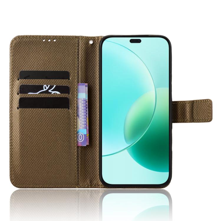 For Honor 400 Lite Global Diamond Texture Leather Phone Case