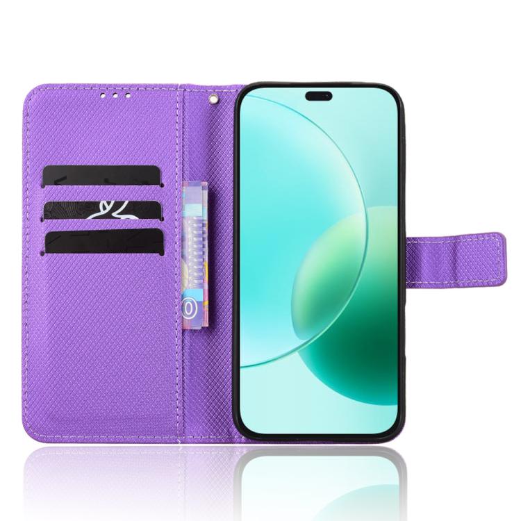 For Honor 400 Lite Global Diamond Texture Leather Phone Case