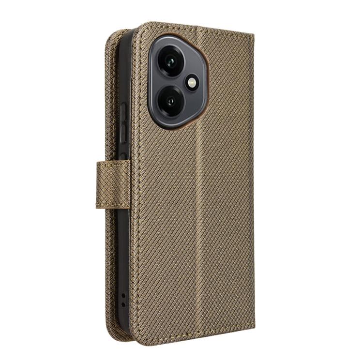 For Honor 400 Global 156.5mm Diamond Texture Leather Phone Case