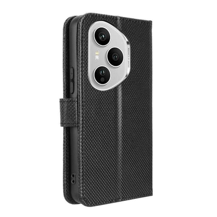 For Honor 400 Pro Global 160.8mm Diamond Texture Leather Phone Case