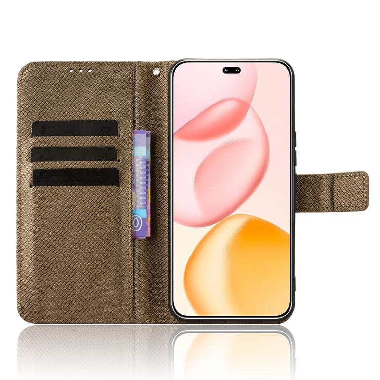 For Honor 400 Pro Global 160.8mm Diamond Texture Leather Phone Case