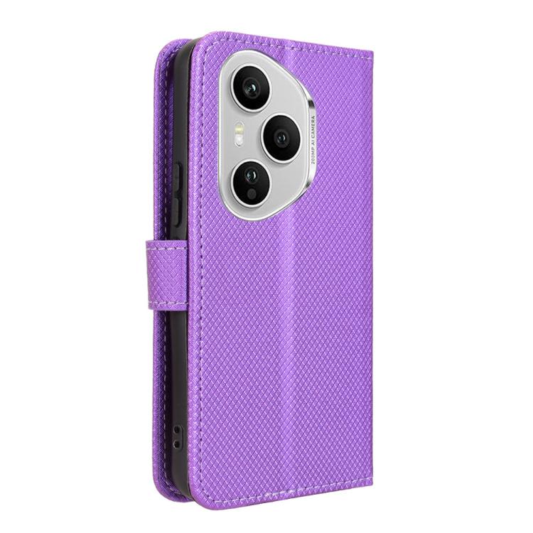 For Honor 400 Pro Global 160.8mm Diamond Texture Leather Phone Case