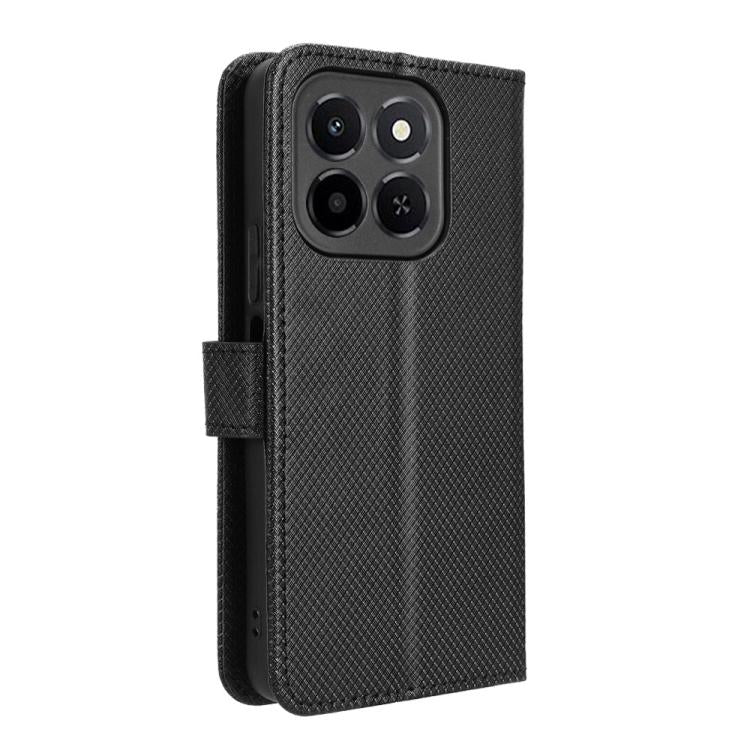 For Honor X6c 4G Diamond Texture Leather Phone Case