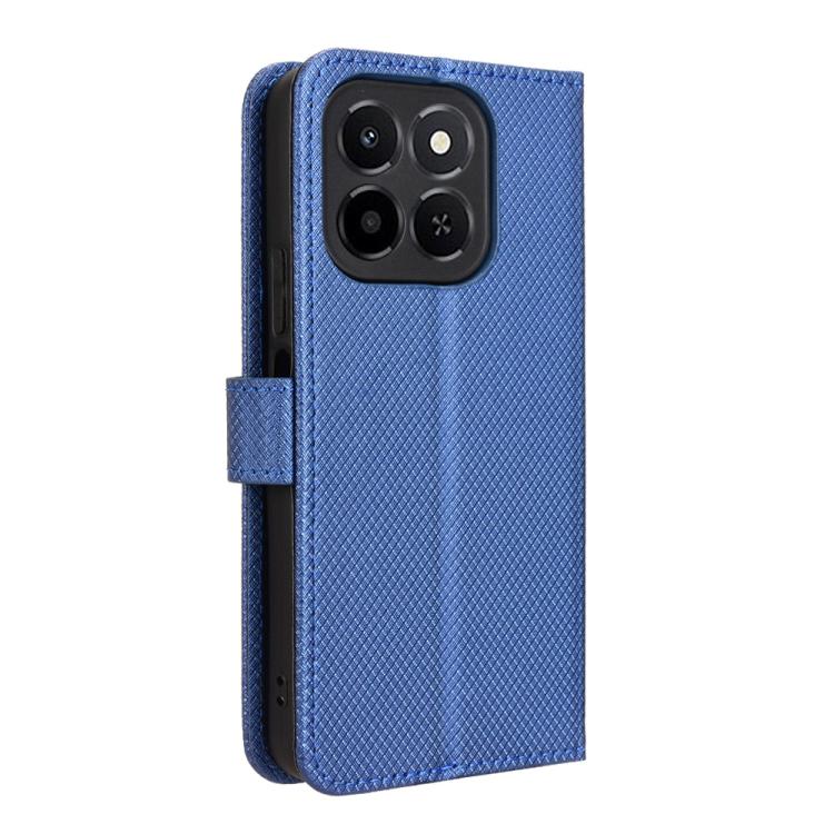For Honor X6c 4G Diamond Texture Leather Phone Case