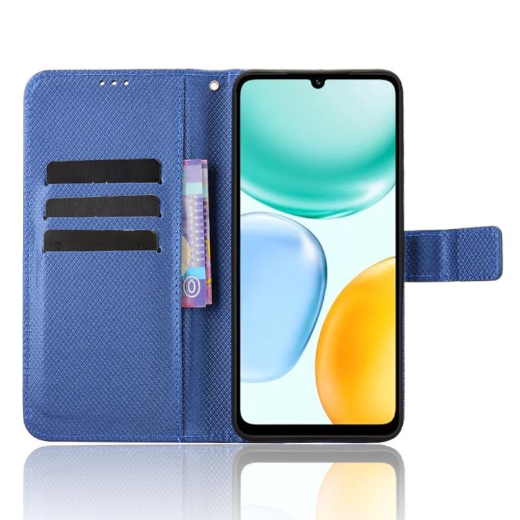 For Honor X5c Plus 4G Diamond Texture Leather Phone Case