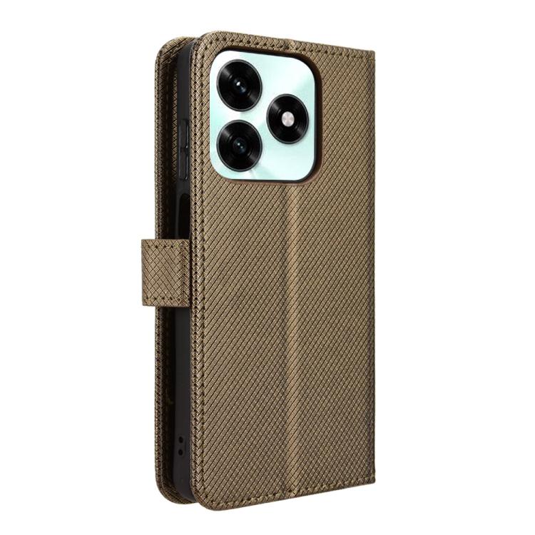 For Honor X5c Plus 4G Diamond Texture Leather Phone Case