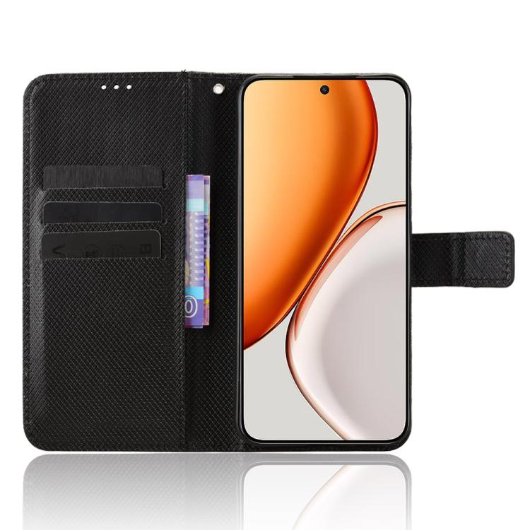 For Honor X70 5G / X9d 5G Diamond Texture Leather Phone Case