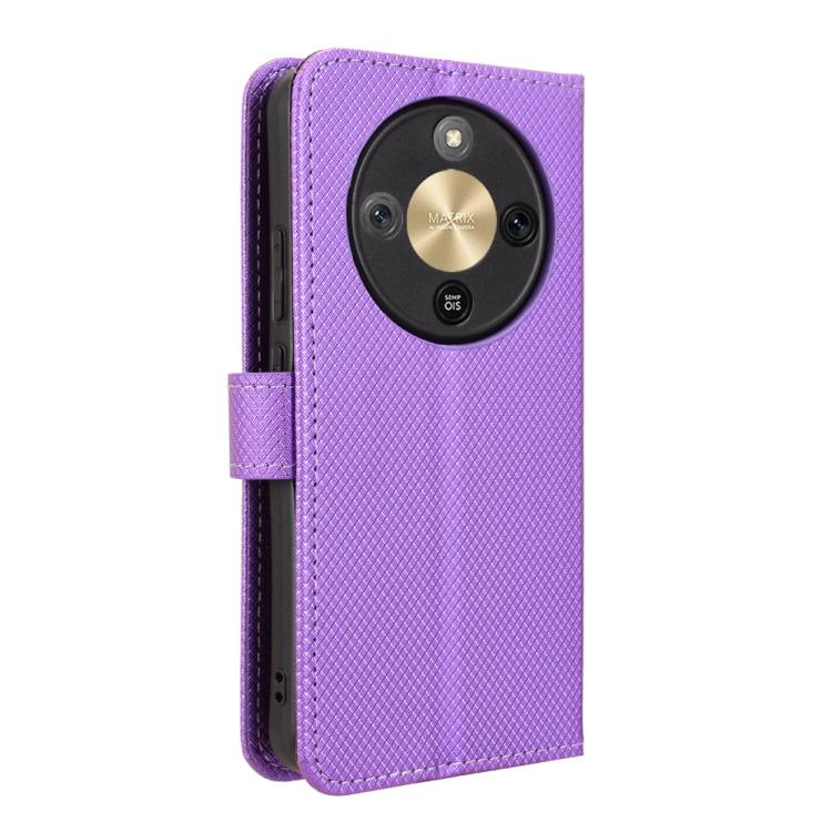 For Honor X70 5G / X9d 5G Diamond Texture Leather Phone Case