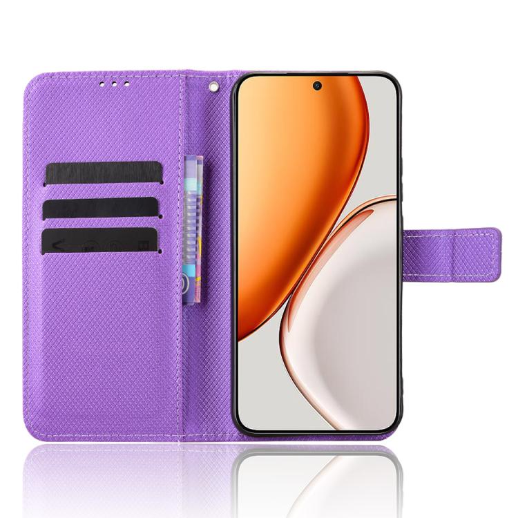 For Honor X70 5G / X9d 5G Diamond Texture Leather Phone Case