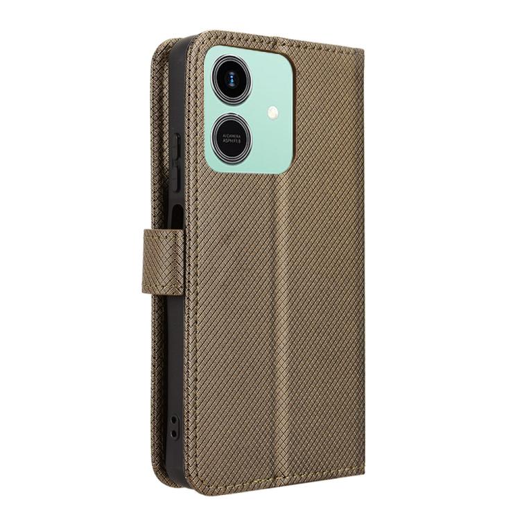 For Honor Play10 4G Diamond Texture Leather Phone Case