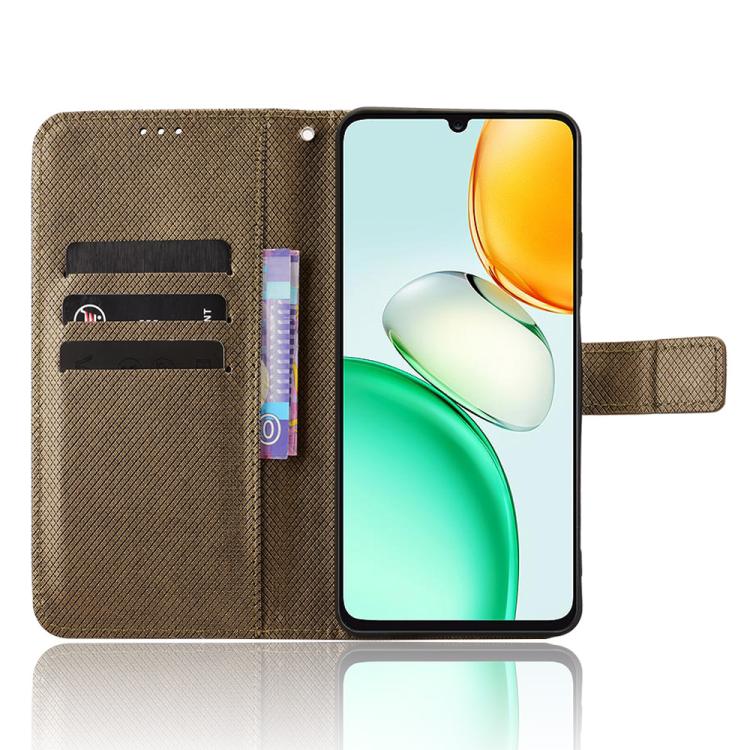 For Honor Play10 4G Diamond Texture Leather Phone Case
