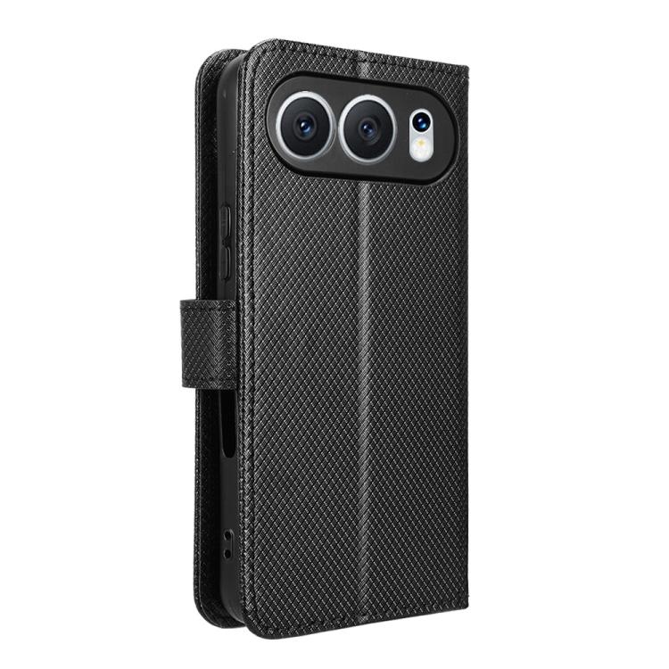For Honor 500 Global 155.8mm Diamond Texture Leather Phone Case