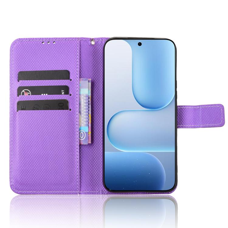 For Honor 500 Pro Global 155.8mm Diamond Texture Leather Phone Case