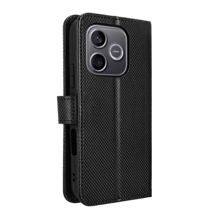 For Honor 600 Lite Global Diamond Texture Leather Phone Case