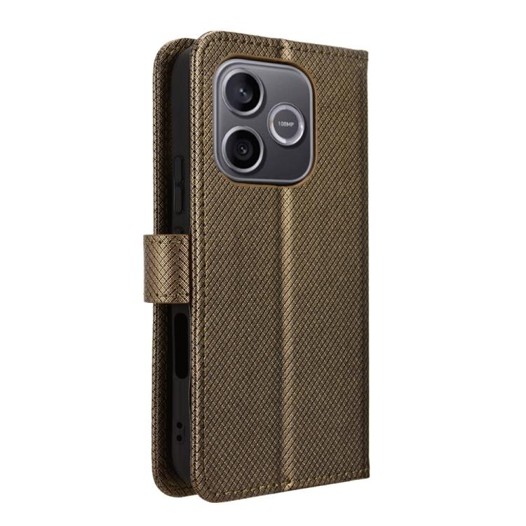 For Honor 600 Lite Global Diamond Texture Leather Phone Case