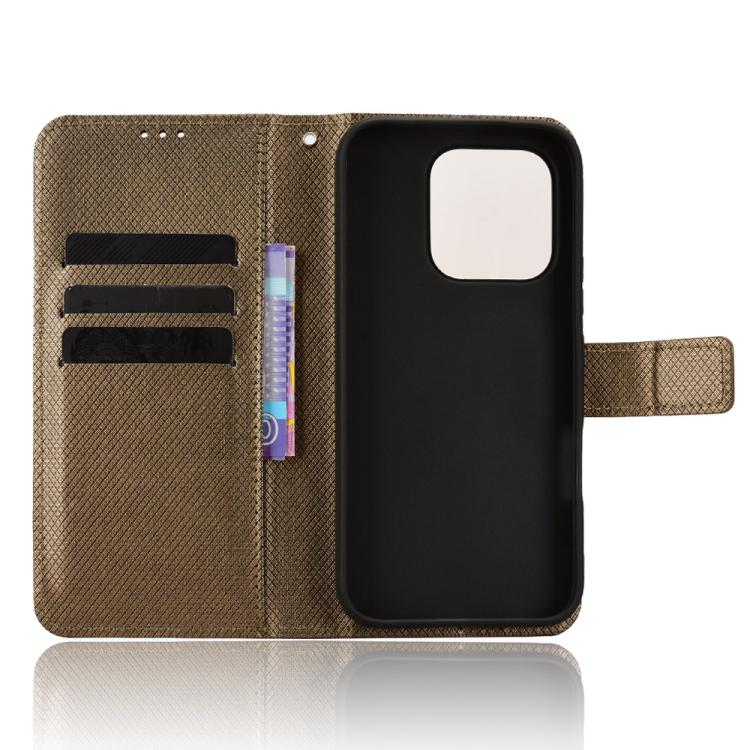 For Honor 600 Lite Global Diamond Texture Leather Phone Case
