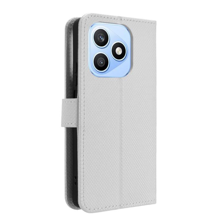 For Honor X8d 4G Diamond Texture Leather Phone Case