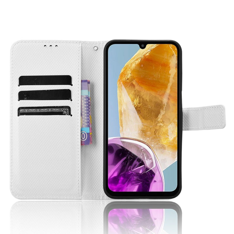 For Samsung Galaxy F15 / M15 5G Diamond Texture Leather Phone Case
