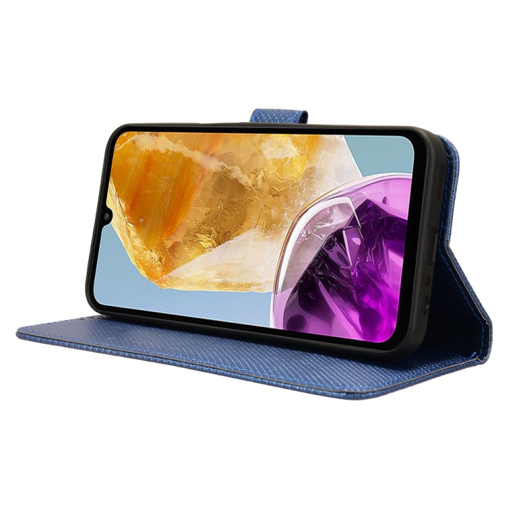 For Samsung Galaxy F15 / M15 5G Diamond Texture Leather Phone Case