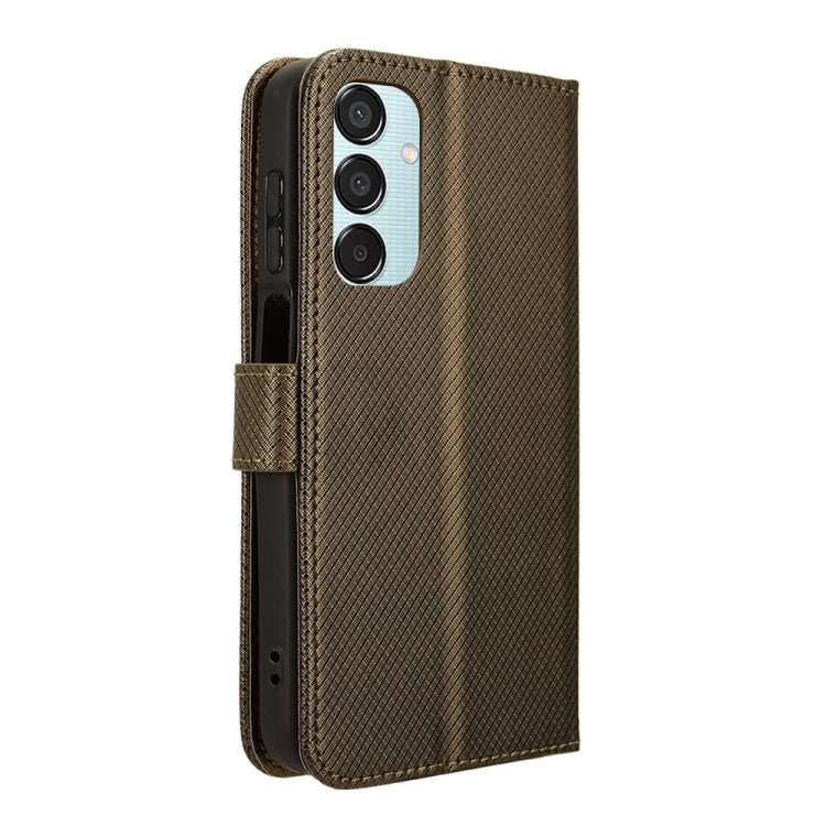 For Samsung Galaxy F15 / M15 5G Diamond Texture Leather Phone Case