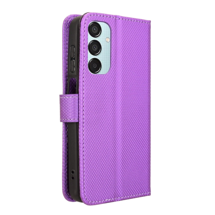 For Samsung Galaxy F15 / M15 5G Diamond Texture Leather Phone Case