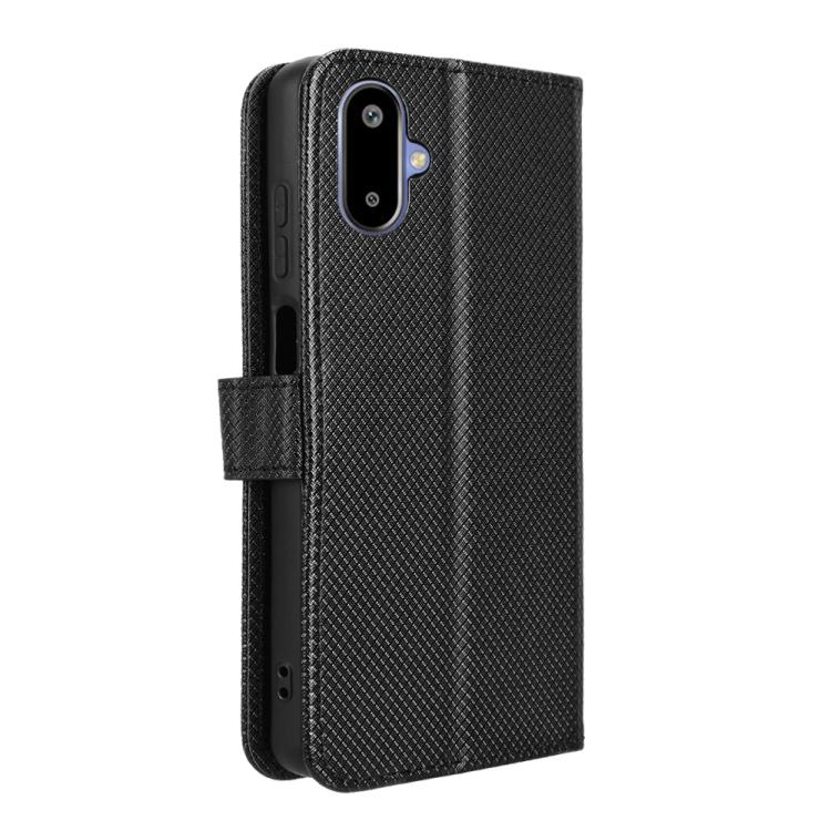 For Samsung Galaxy F06 5G / M06 5G Diamond Texture Leather Phone Case