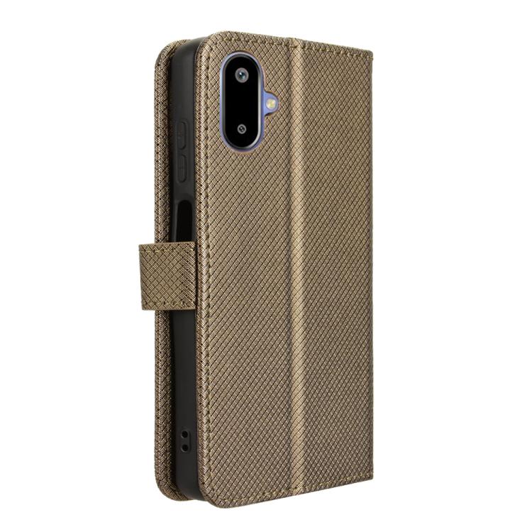 For Samsung Galaxy F06 5G / M06 5G Diamond Texture Leather Phone Case