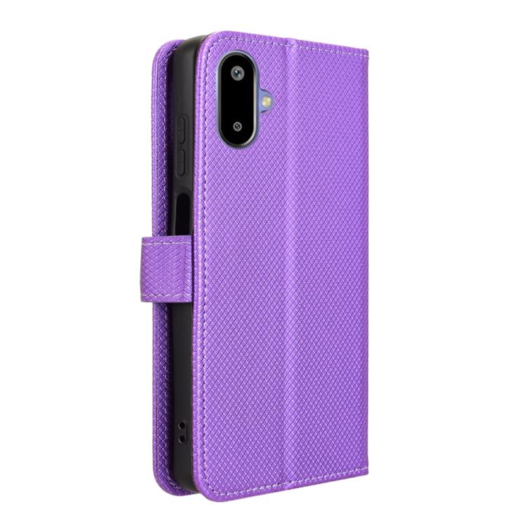 For Samsung Galaxy F06 5G / M06 5G Diamond Texture Leather Phone Case