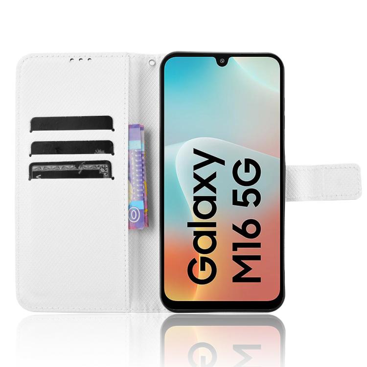 For Samsung Galaxy F16 5G / M16 5G Diamond Texture Leather Phone Case