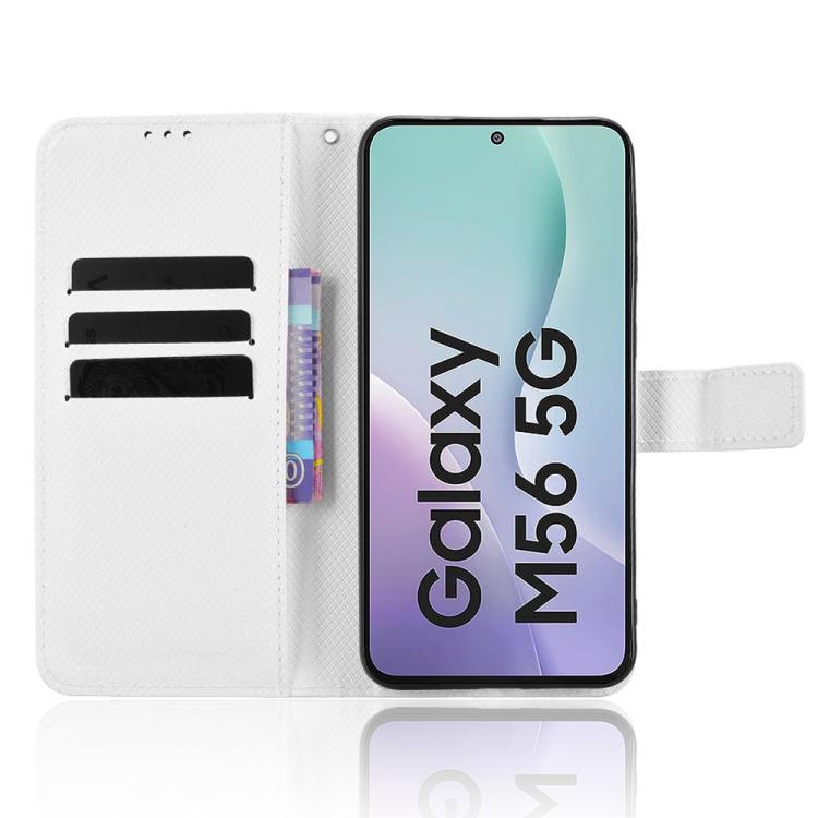For Samsung Galaxy M56 5G Diamond Texture Leather Phone Case