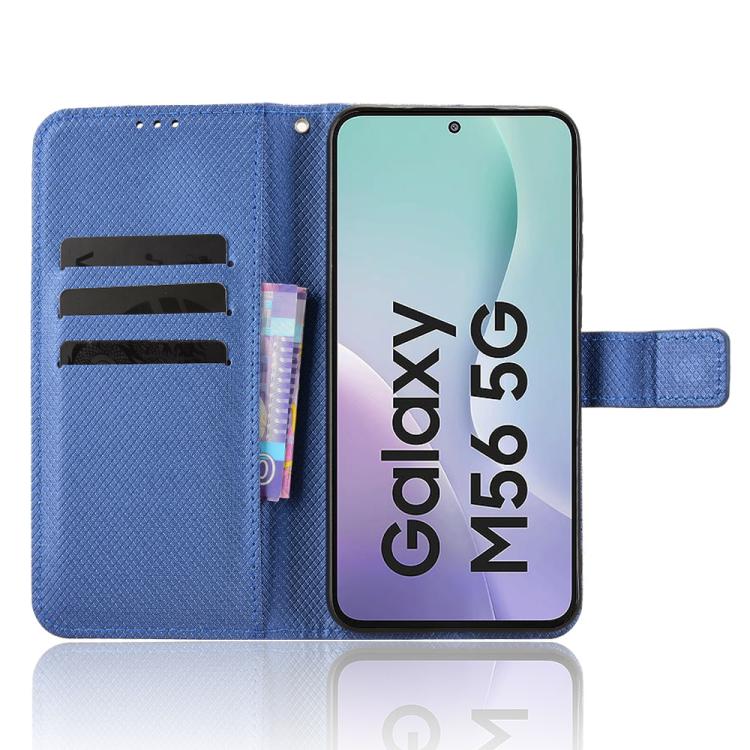 For Samsung Galaxy M56 5G Diamond Texture Leather Phone Case