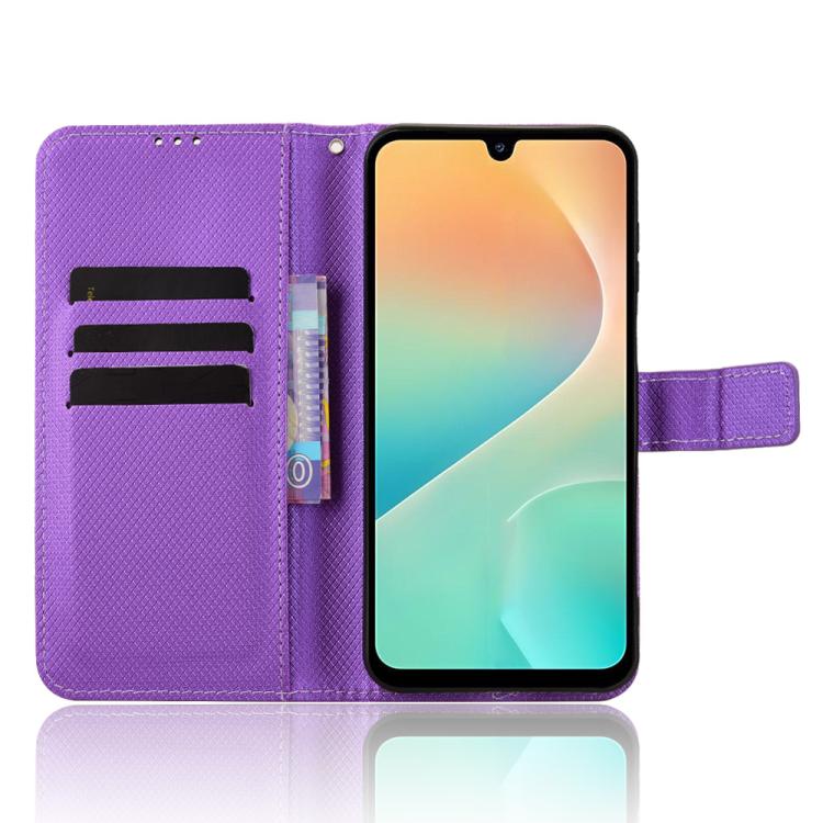 For Samsung Galaxy M36 5G Diamond Texture Leather Phone Case