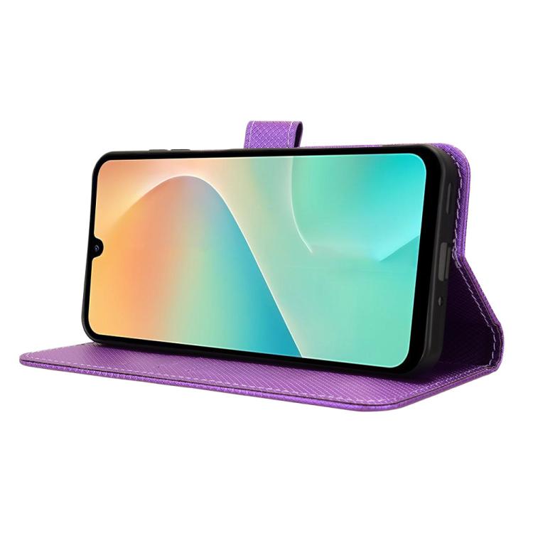 For Samsung Galaxy M36 5G Diamond Texture Leather Phone Case
