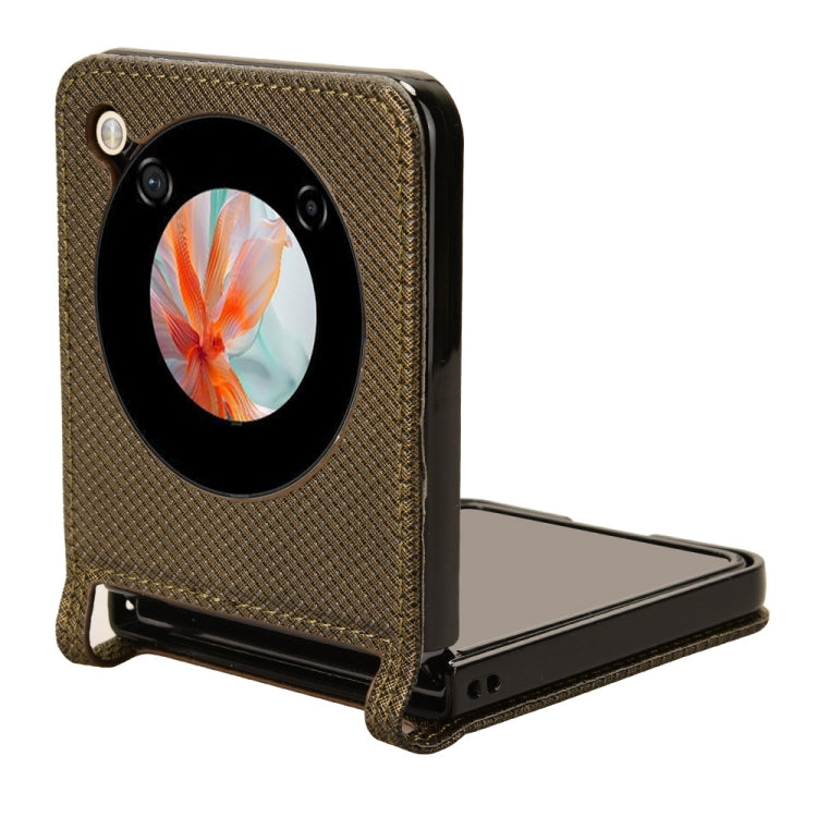 For ZTE nubia Flip / Libero Flip Diamond Texture Leather Phone Case