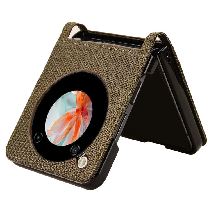 For ZTE nubia Flip / Libero Flip Diamond Texture Leather Phone Case