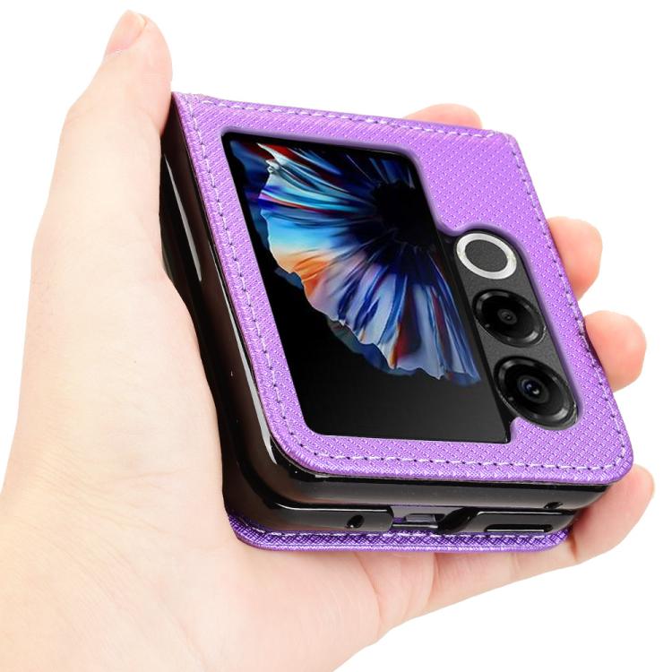 For ZTE nubia Flip2 Diamond Texture Leather Phone Case