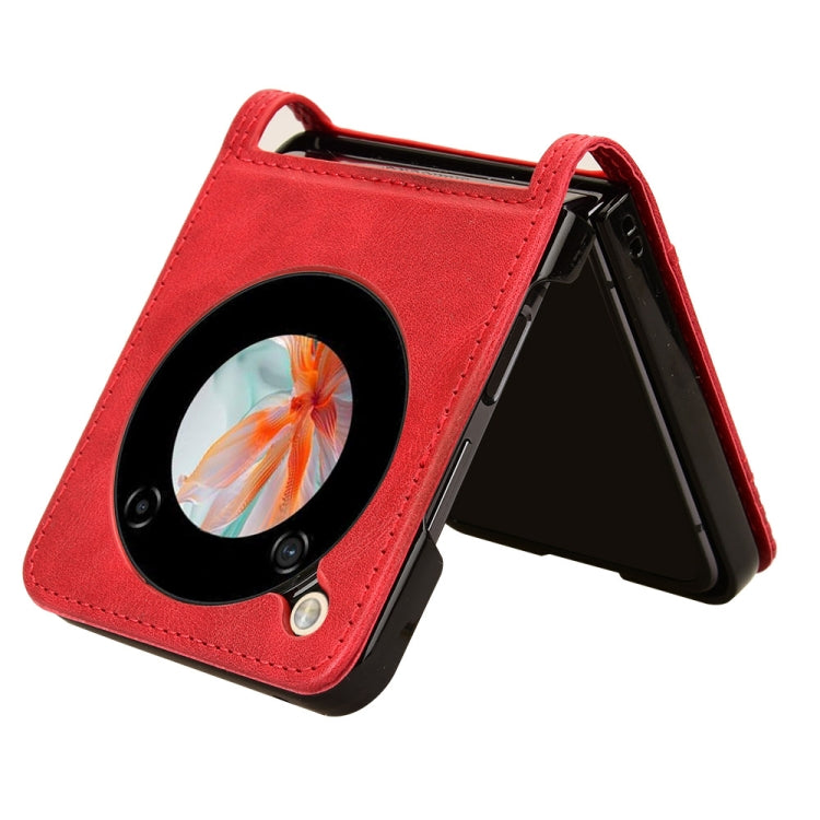 For ZTE nubia Flip / Libero Flip Retro Texture Leather Phone Case