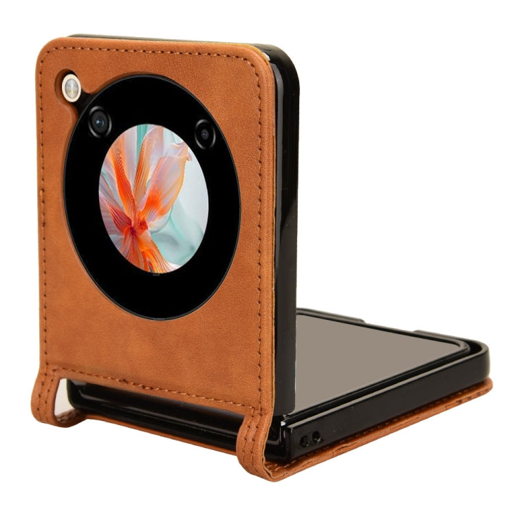 For ZTE nubia Flip / Libero Flip Retro Texture Leather Phone Case