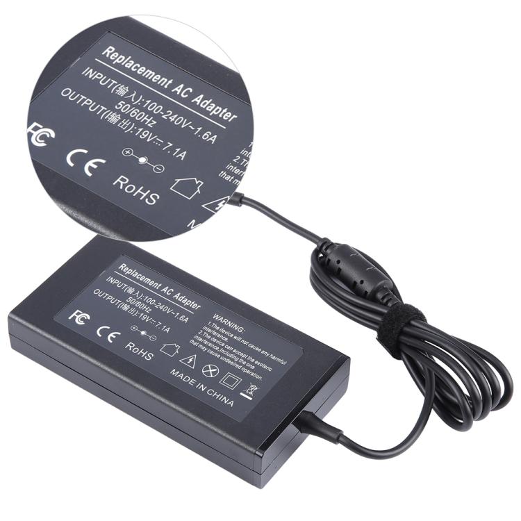 135W 19V 7.1A Laptop Notebook Power Adapter For Acer 5.5 x 1.7mm, Plug:UK Plug